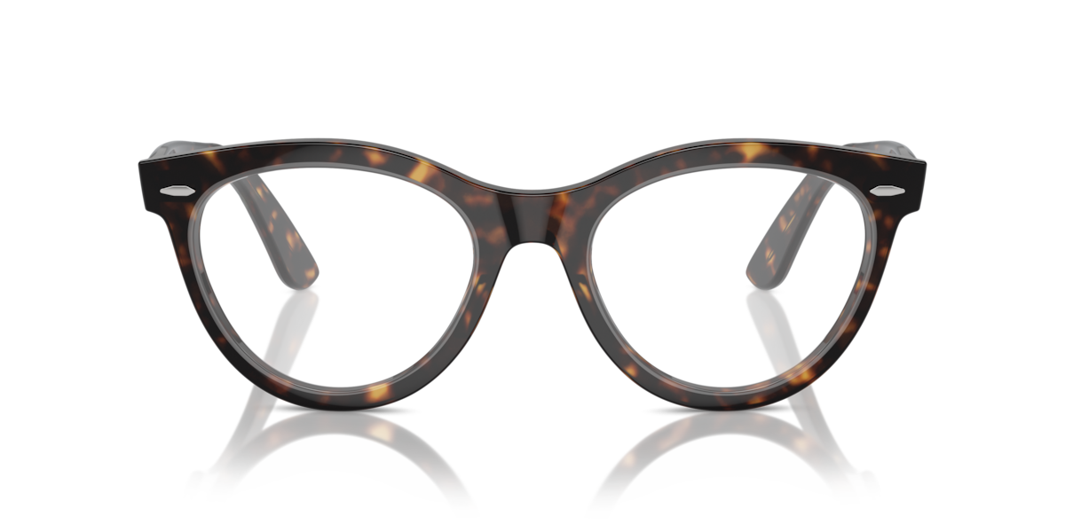 Ray-Ban Unisex Havana Round Plastic Eyeglasses Online - Full Rim - Wayfarer Way Optics
