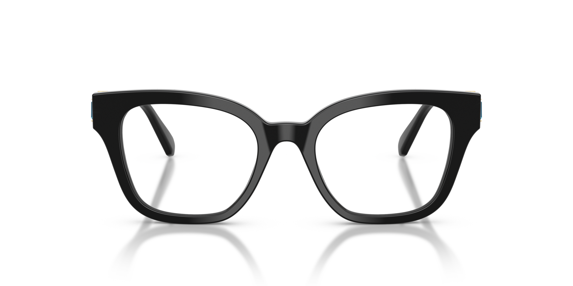 SK2048 Black AcetateEyeglass Frames for Glasses Direct, Front View