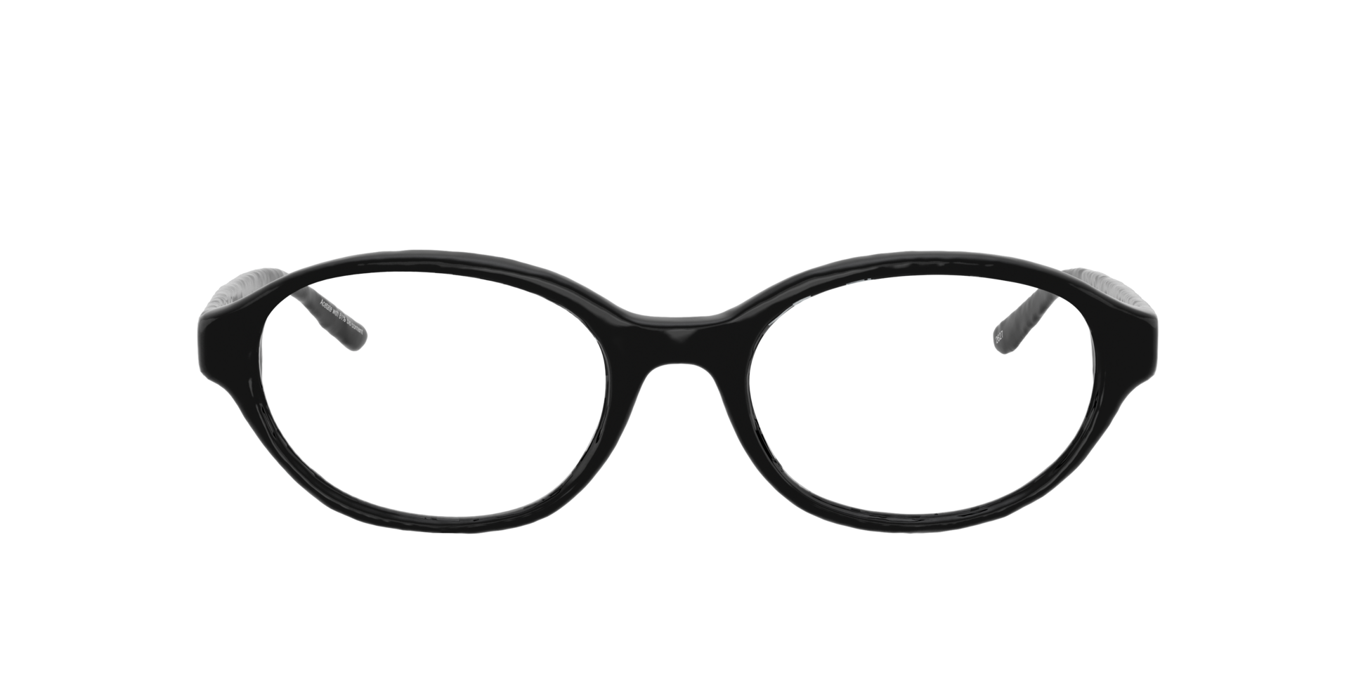 Macey Black AcetateEyeglass Frames for Glasses Direct, Front View