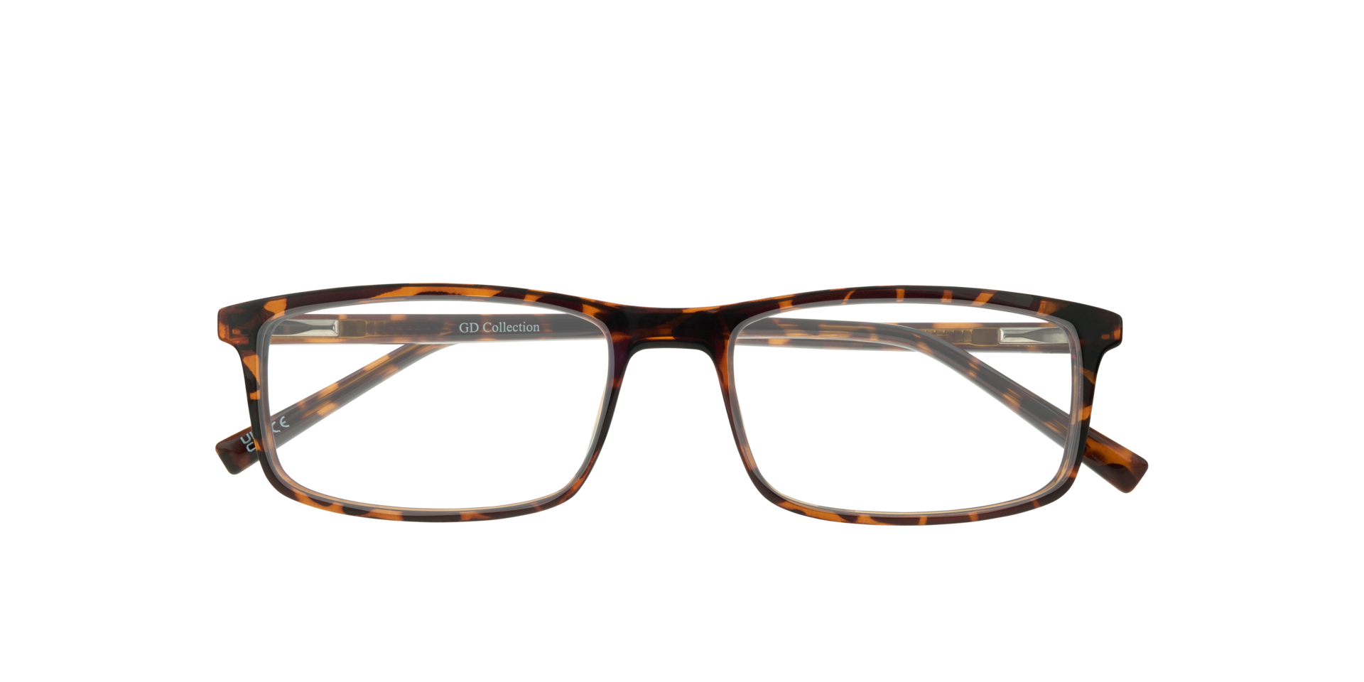 Jerry Shiny Havana PlasticEyeglass Frames for Glasses Direct, Closed View