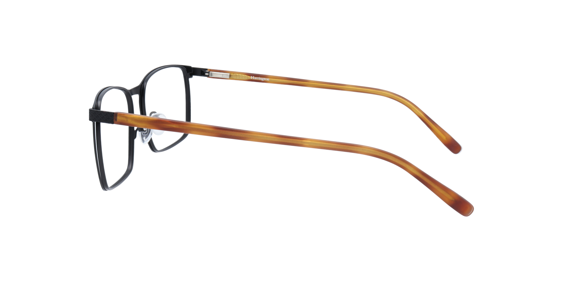Alec Black & Havana MetalEyeglass Frames for Glasses Direct, Side View