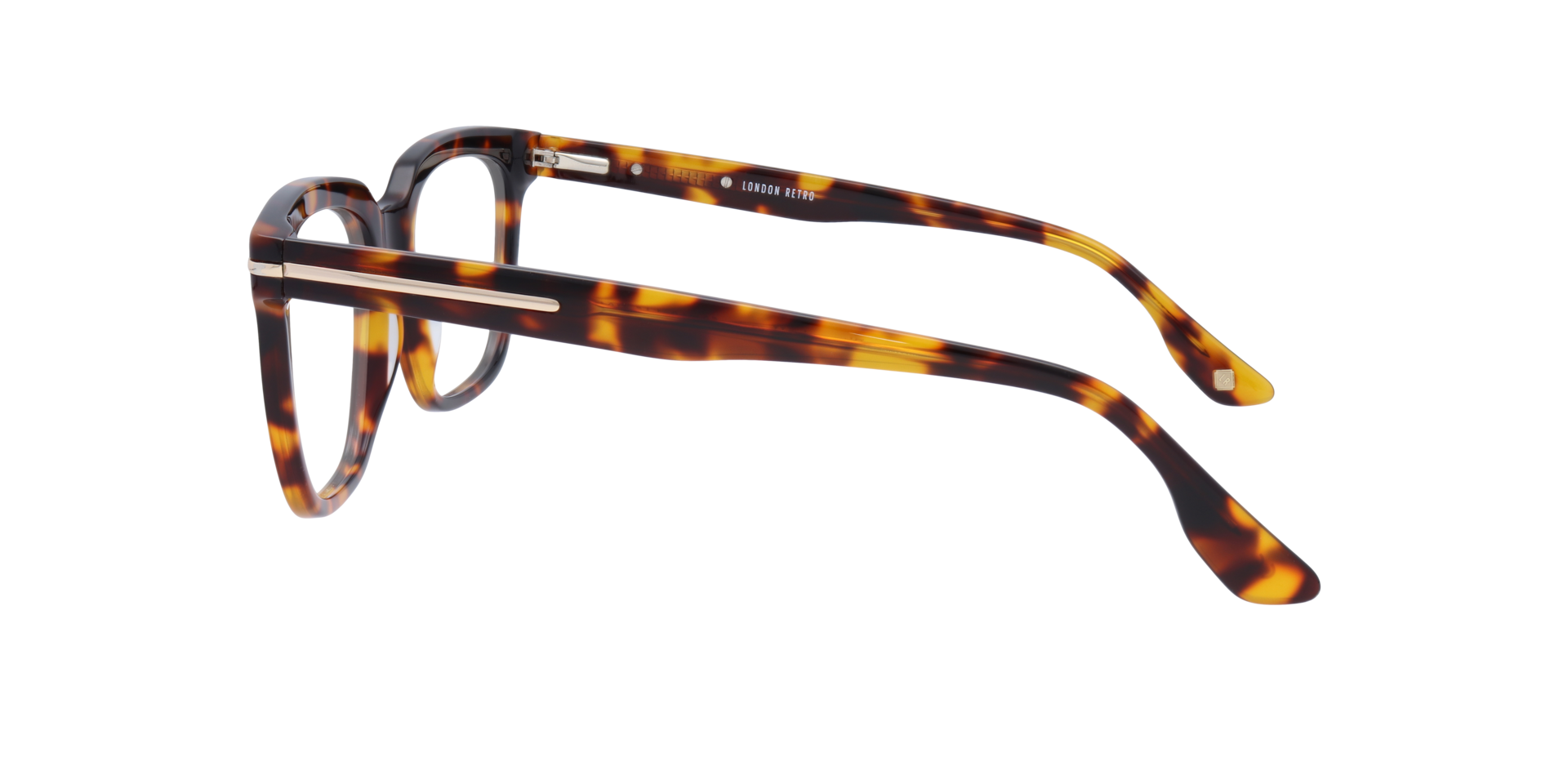Fitzrovia Havana AcetateEyeglass Frames for Glasses Direct, Side View