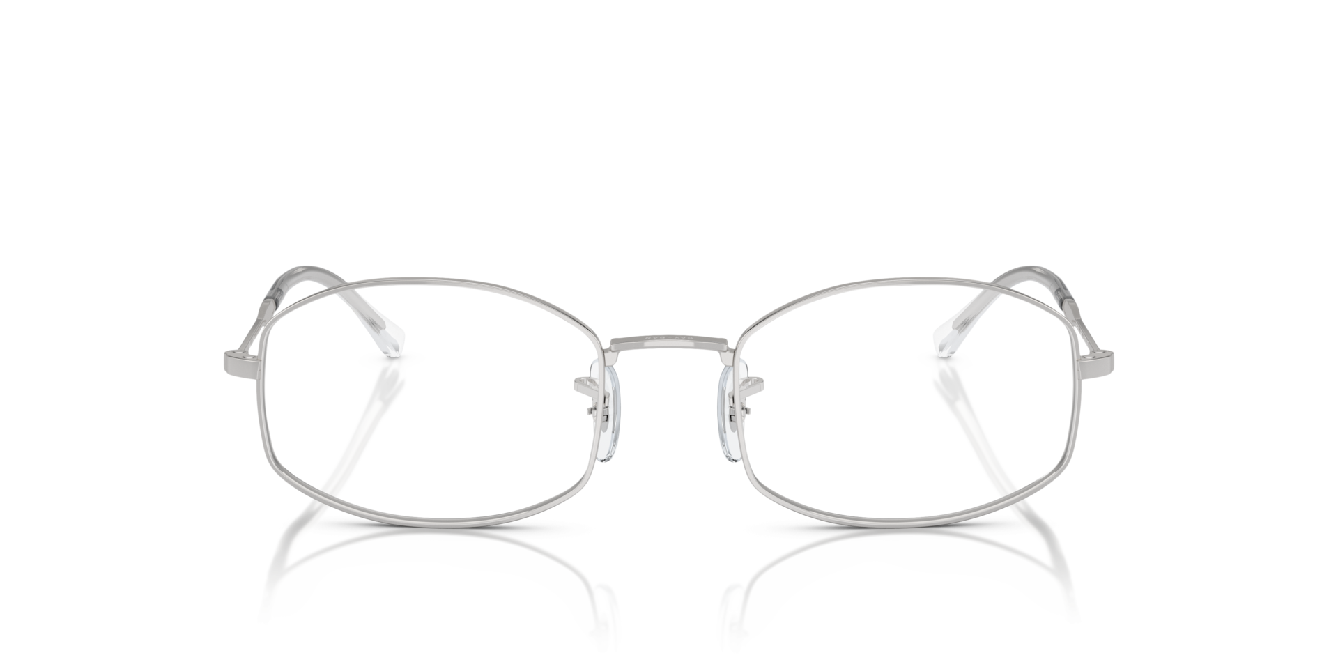RB6510 Optics Silver MetalEyeglass Frames for Glasses Direct, Front View