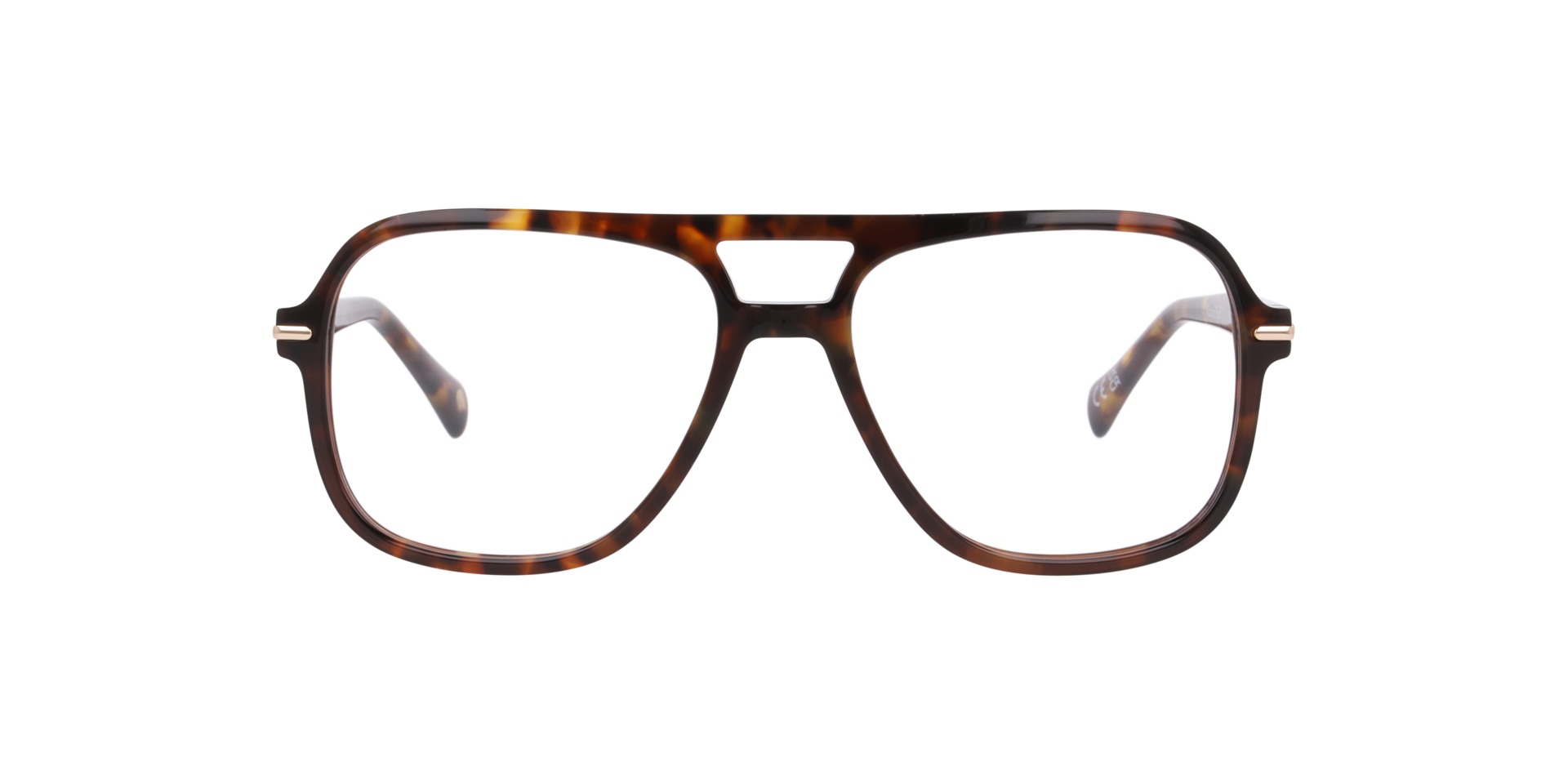 Manor Park Havana Brown AcetateEyeglass Frames for Glasses Direct, Front View