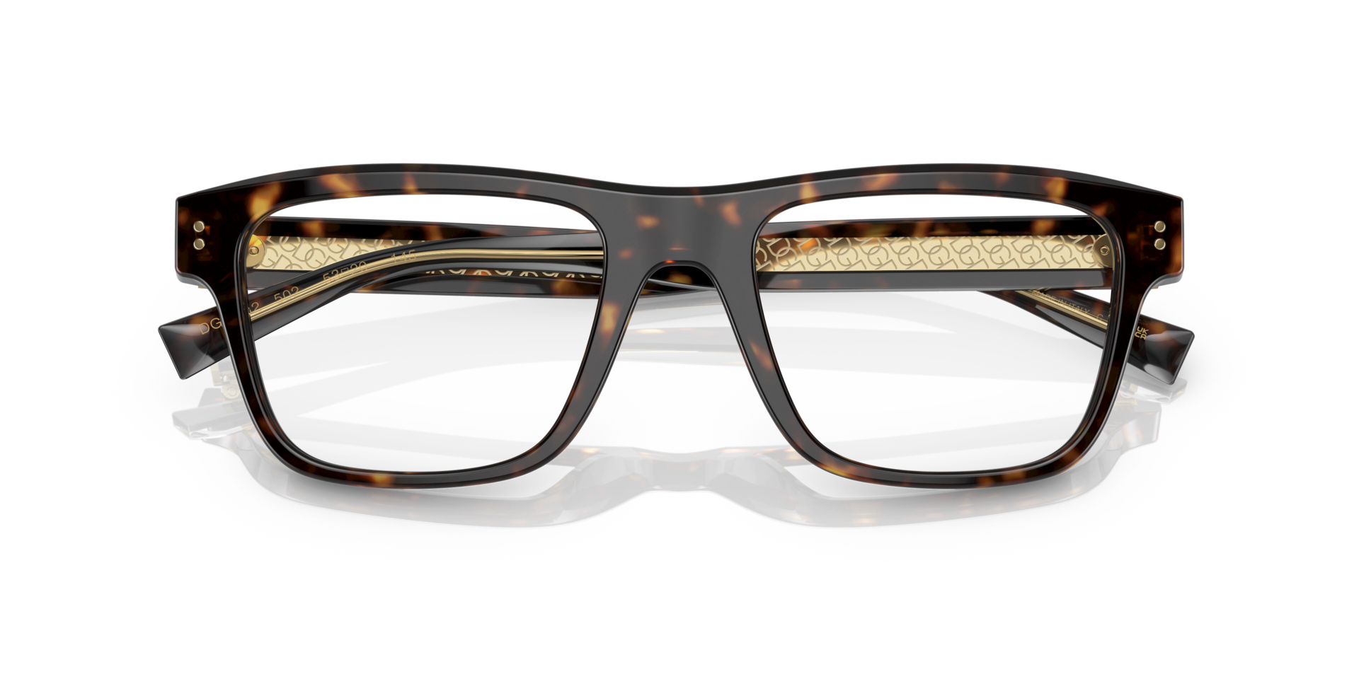 DG3362 Havana AcetateEyeglass Frames for Glasses Direct, Closed View
