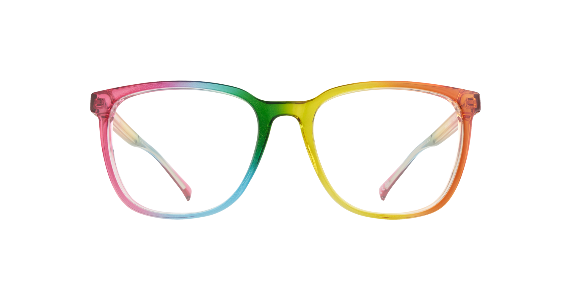Liberate Rainbow PlasticEyeglass Frames for Glasses Direct, Front View