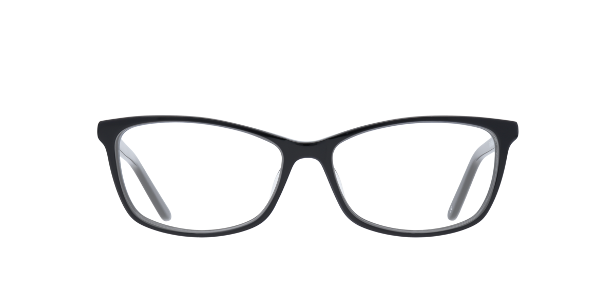 Gd Collection Women's Black Rectangle Acetate Eyeglasses Online - Full Rim - Ella