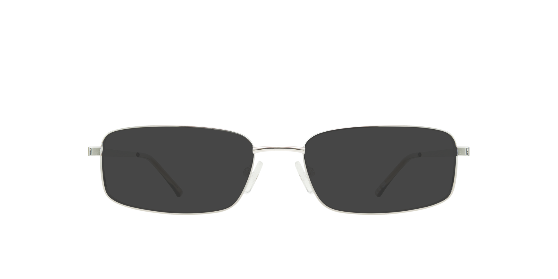 Lance Silver & Grey MetalEyeglass Frames for Glasses Direct, with Tinted Lenses