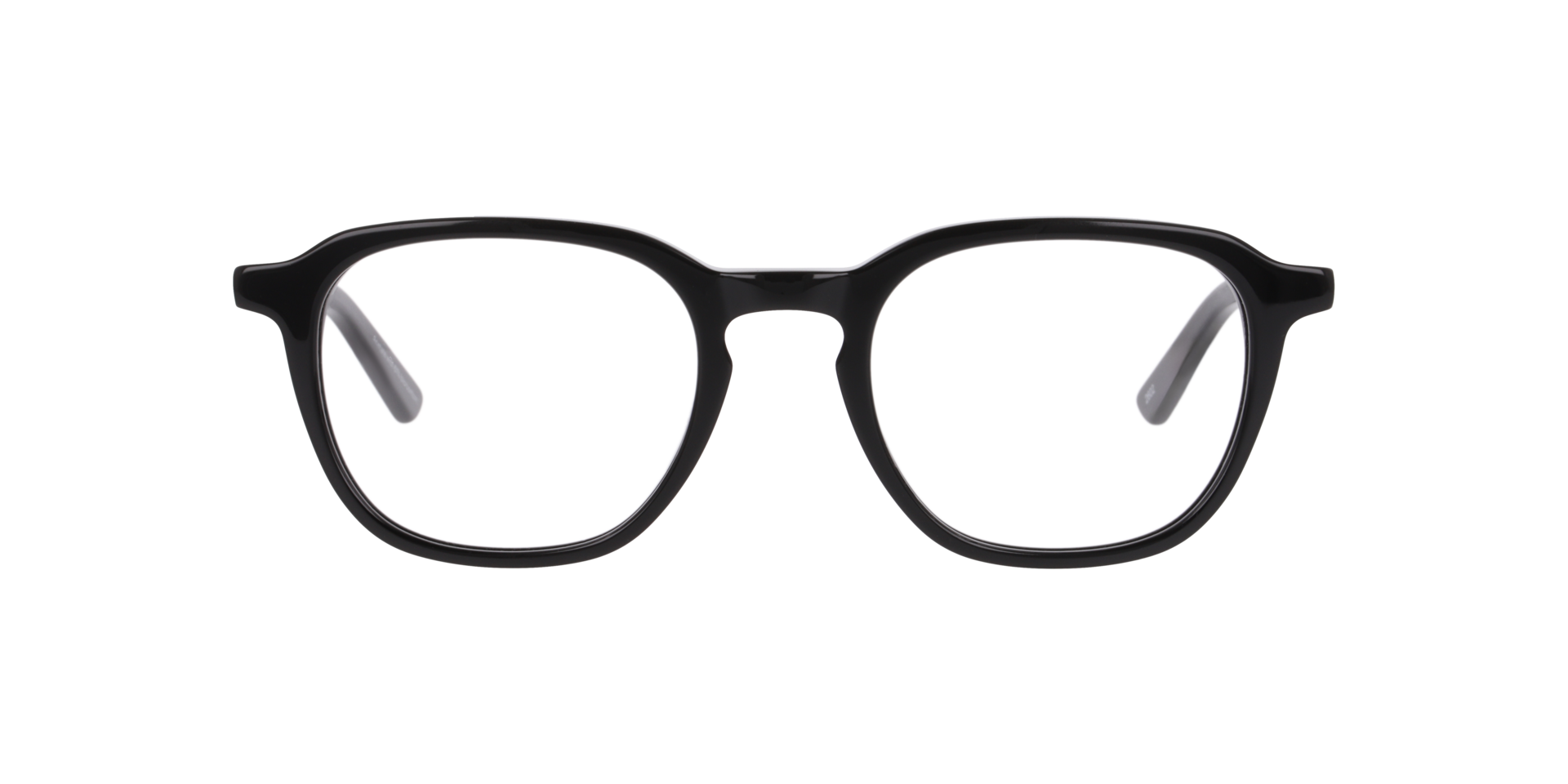 Nile Black AcetateEyeglass Frames for Glasses Direct, Front View