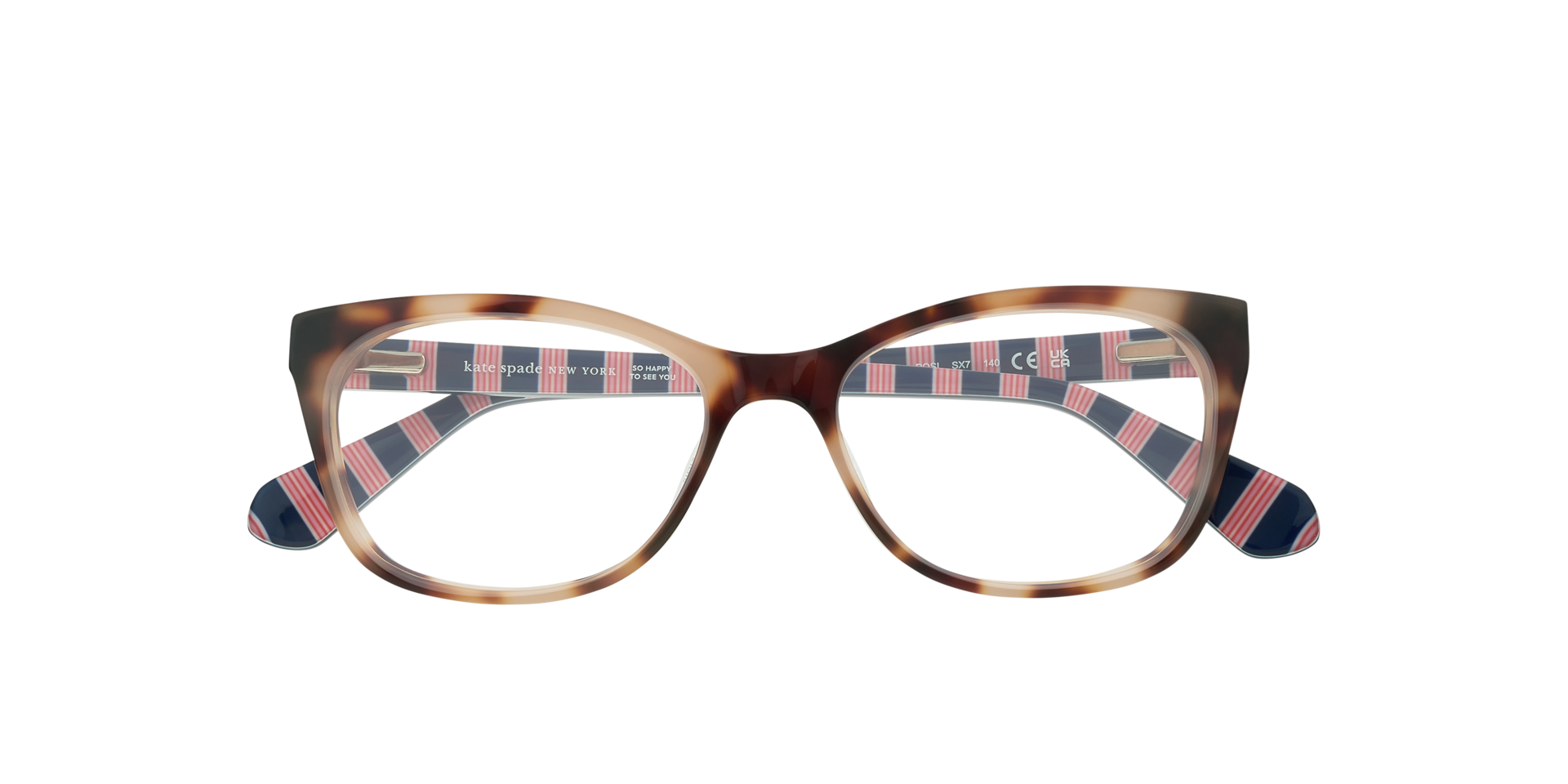 Posi Tortoise Tan AcetateEyeglass Frames for Glasses Direct, Closed View