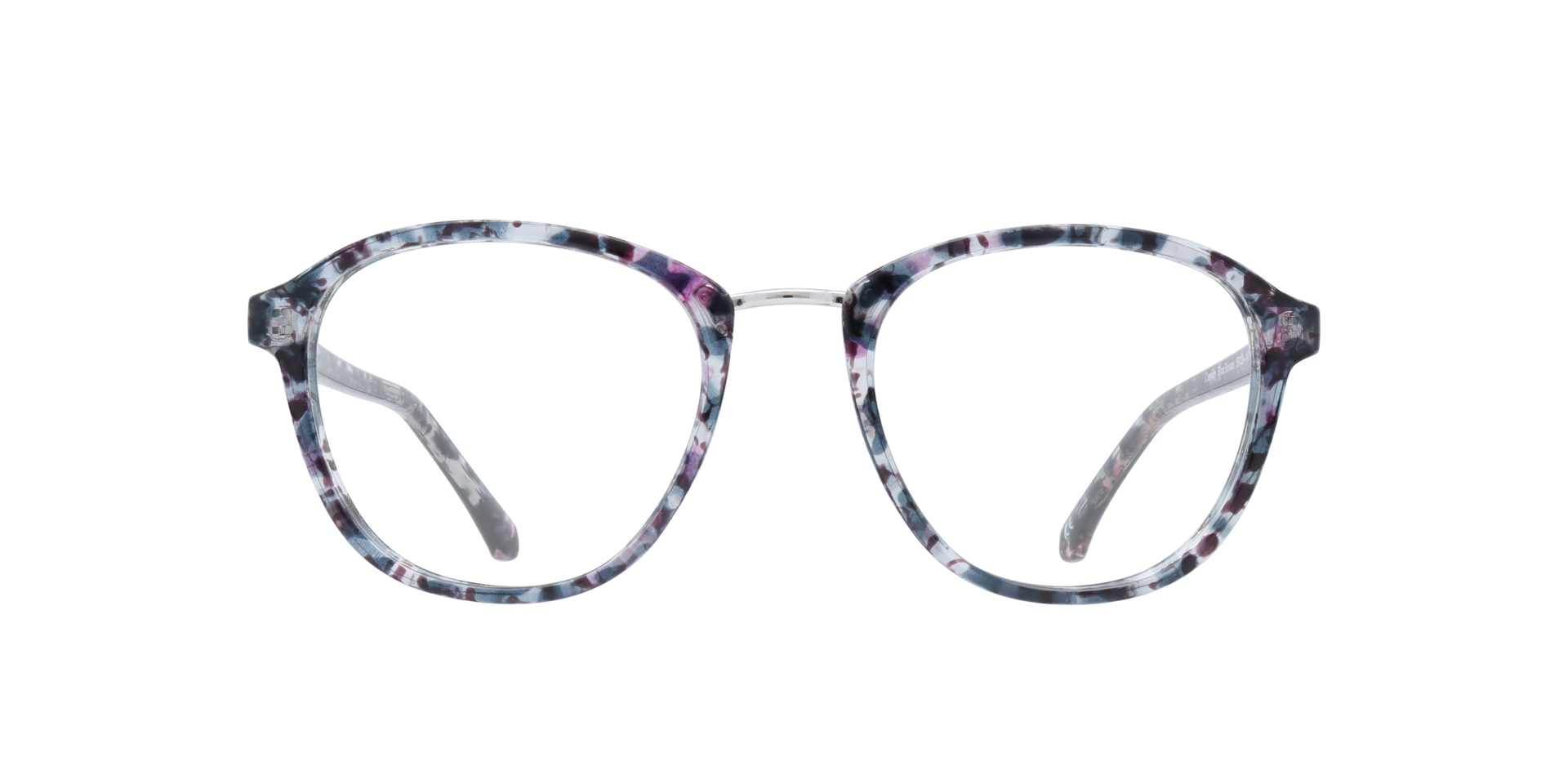 Cassidy Blue Havana PlasticEyeglass Frames for Glasses Direct, Front View
