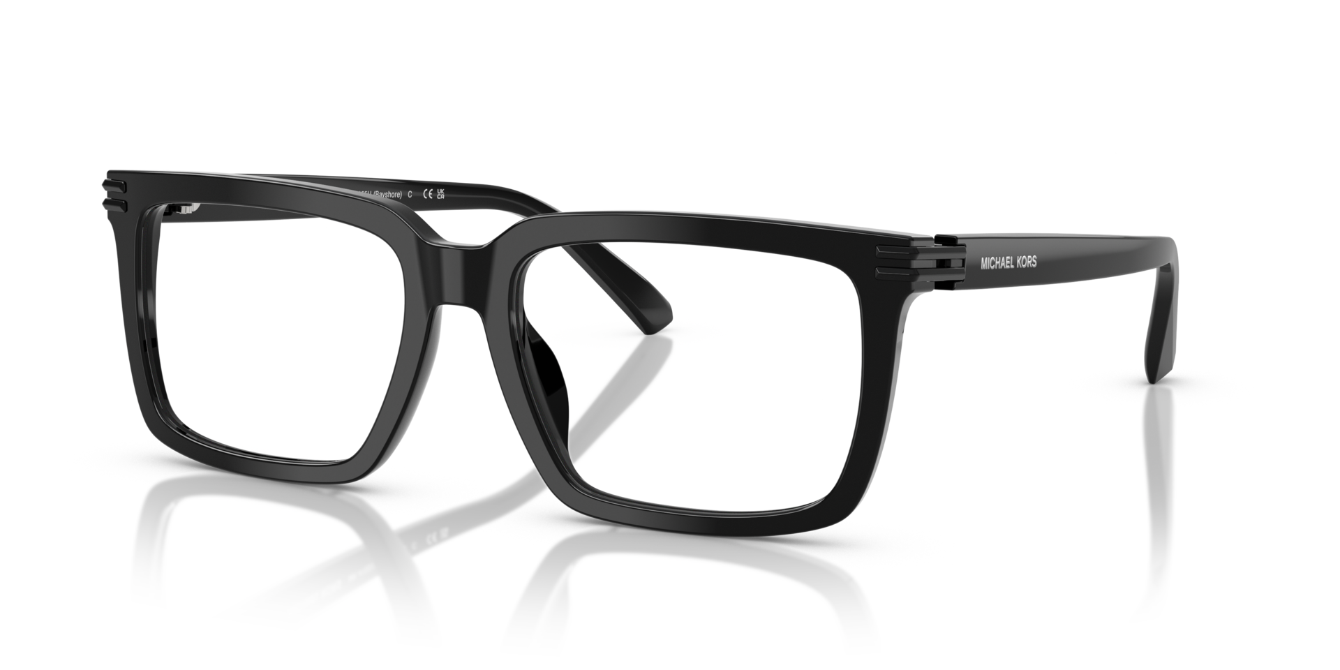 MK4155U Black AcetateEyeglass Frames for Glasses Direct, Angle View