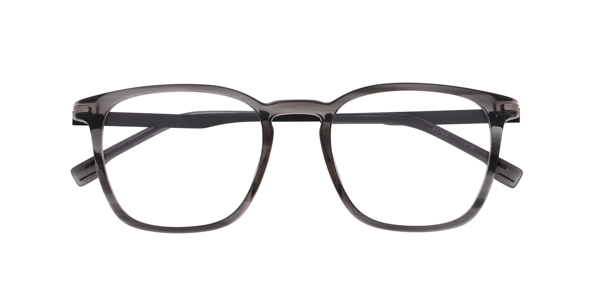 BOSS 1889 Grey Light AcetateEyeglass Frames for Glasses Direct, Closed View