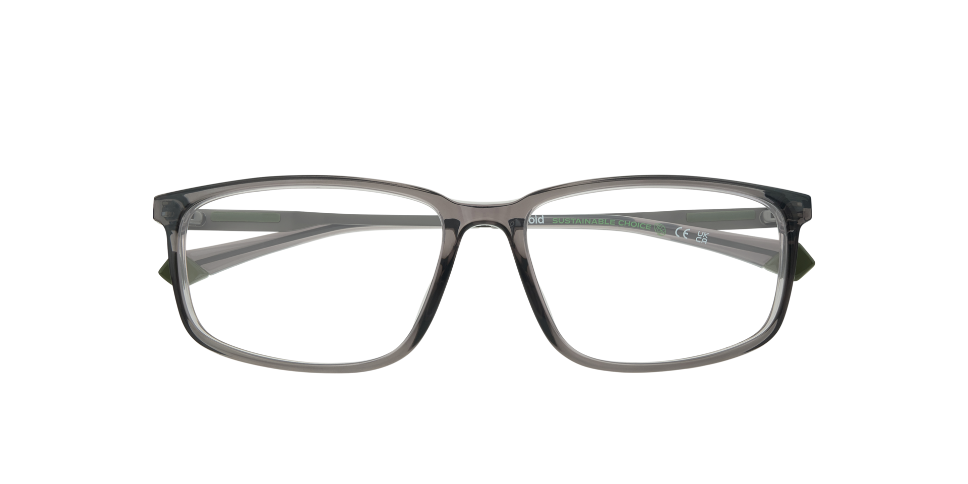 PLD D535/G Grey PlasticSunglass Frames for Glasses Direct, Closed View