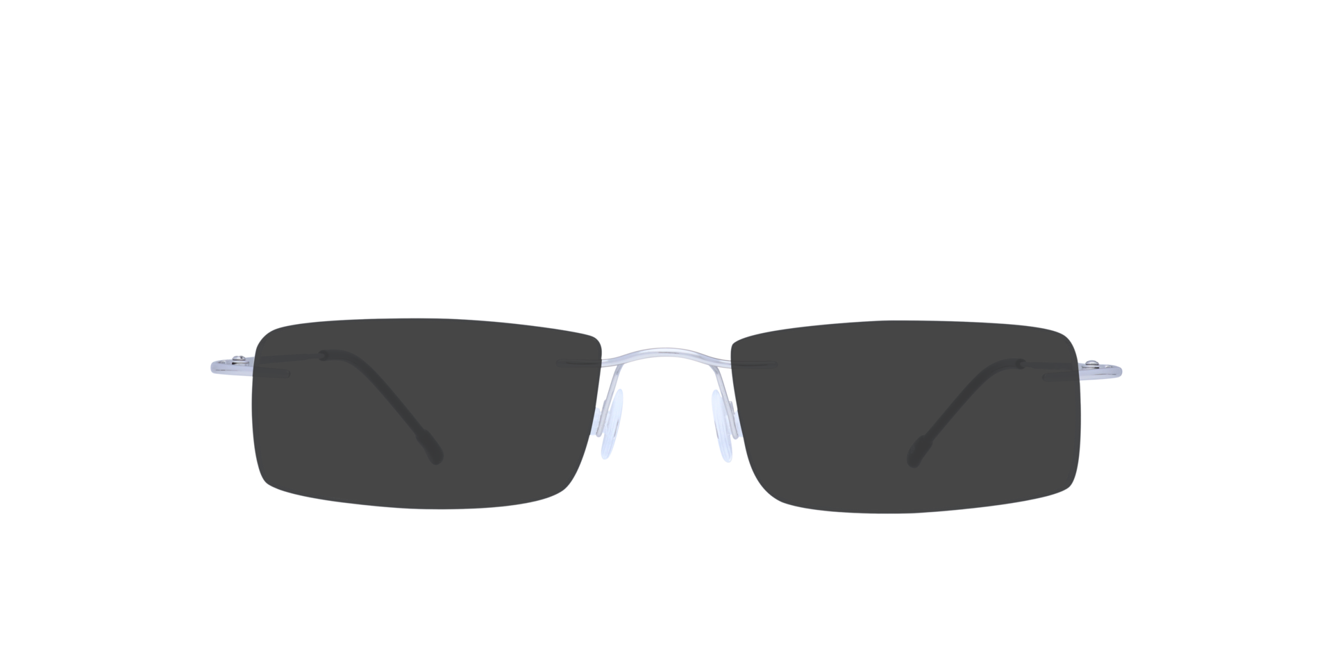 Remy Silver MetalEyeglass Frames for Glasses Direct, with Tinted Lenses