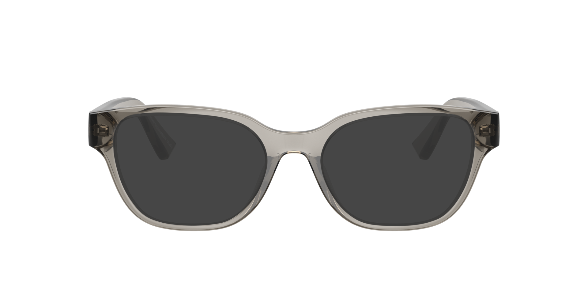 AX3134U Shiny Transparent Grey PlasticEyeglass Frames for Glasses Direct, with Tinted Lenses