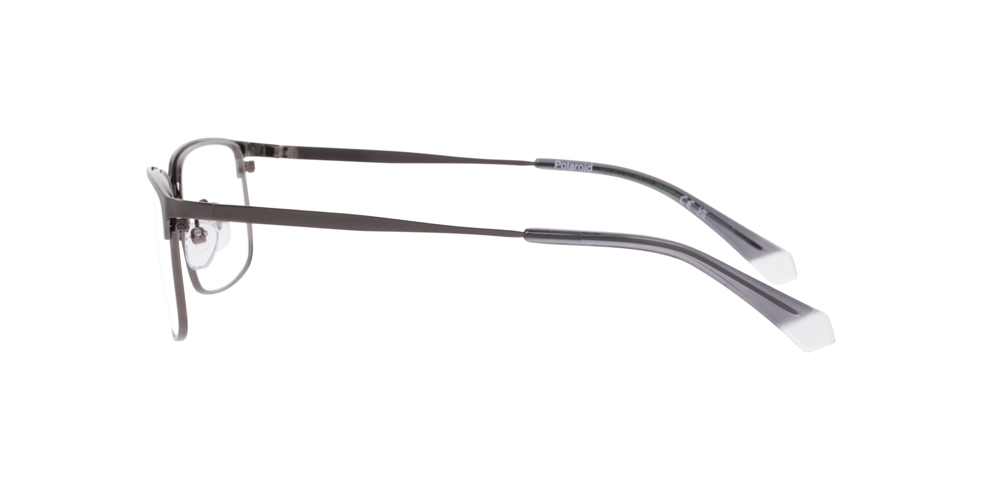 PLD D583/G Silver Black MetalEyeglass Frames for Glasses Direct, Side View