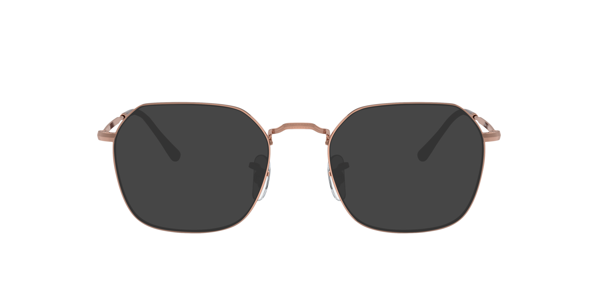 RB3694V Rose Gold MetalEyeglass Frames for Glasses Direct, with Tinted Lenses