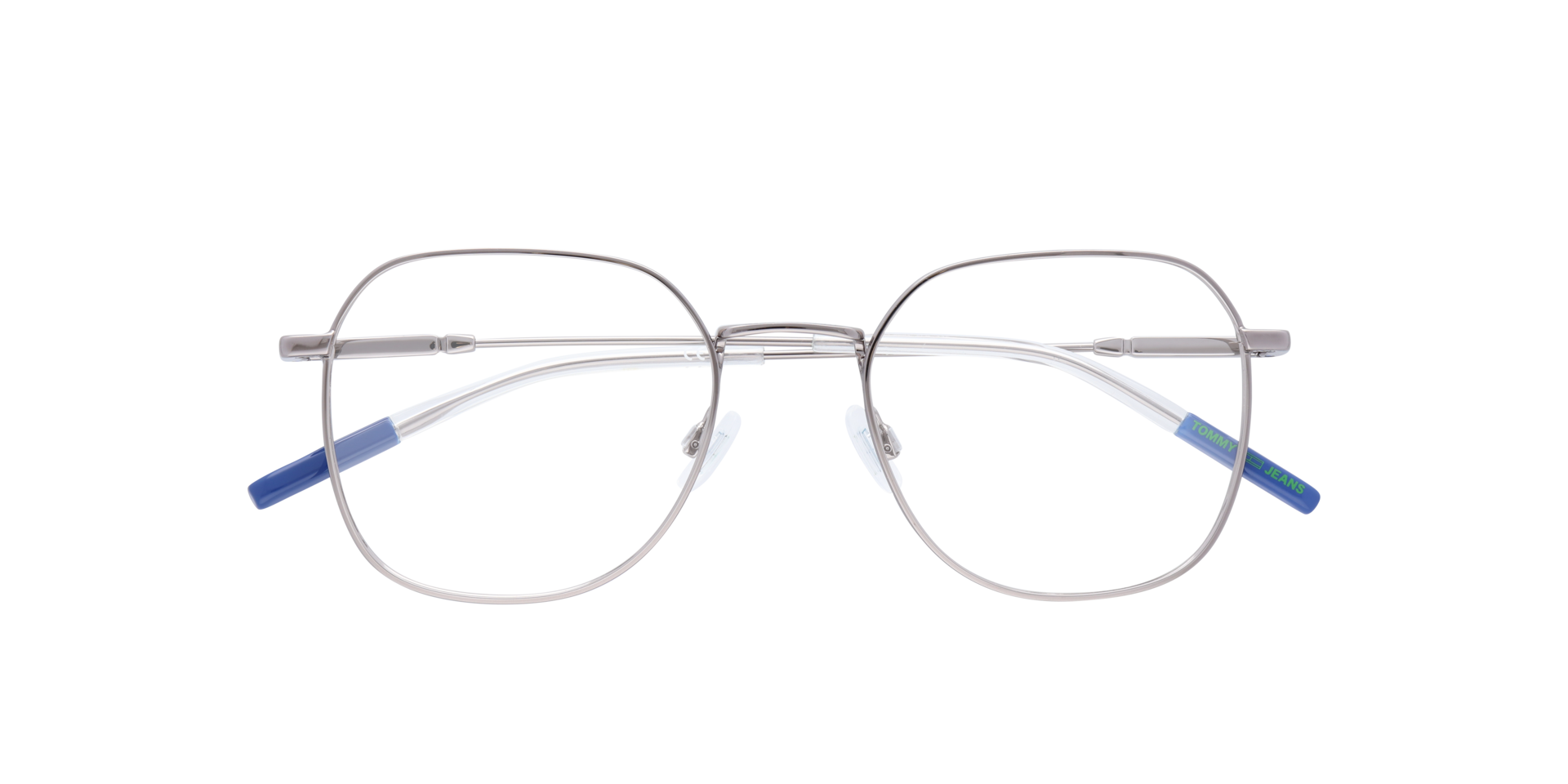 TJ 0091 Silver MetalEyeglass Frames for Glasses Direct, Closed View