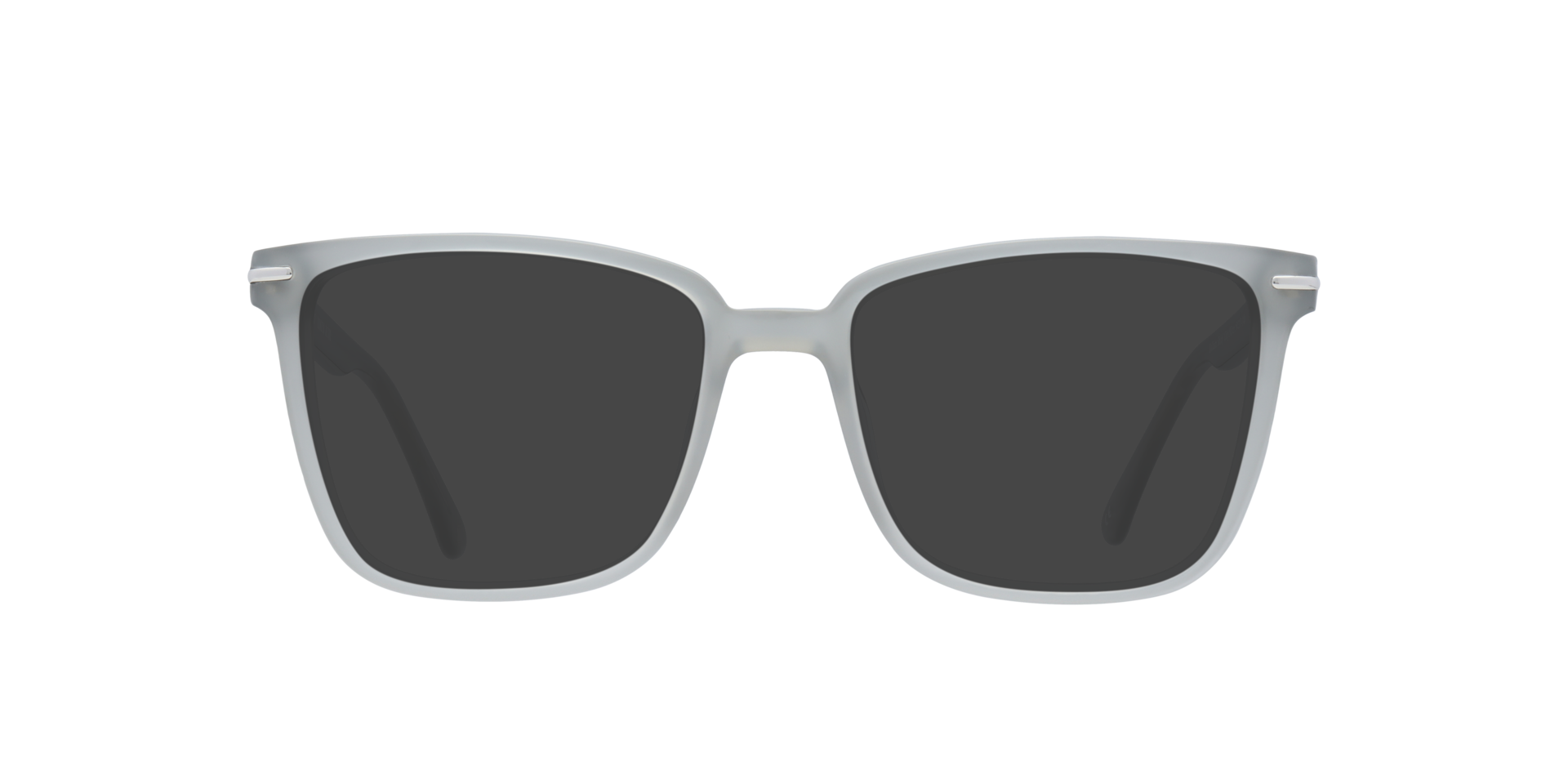 Balham Shiny Grey & Silver AcetateEyeglass Frames for Glasses Direct, with Tinted Lenses