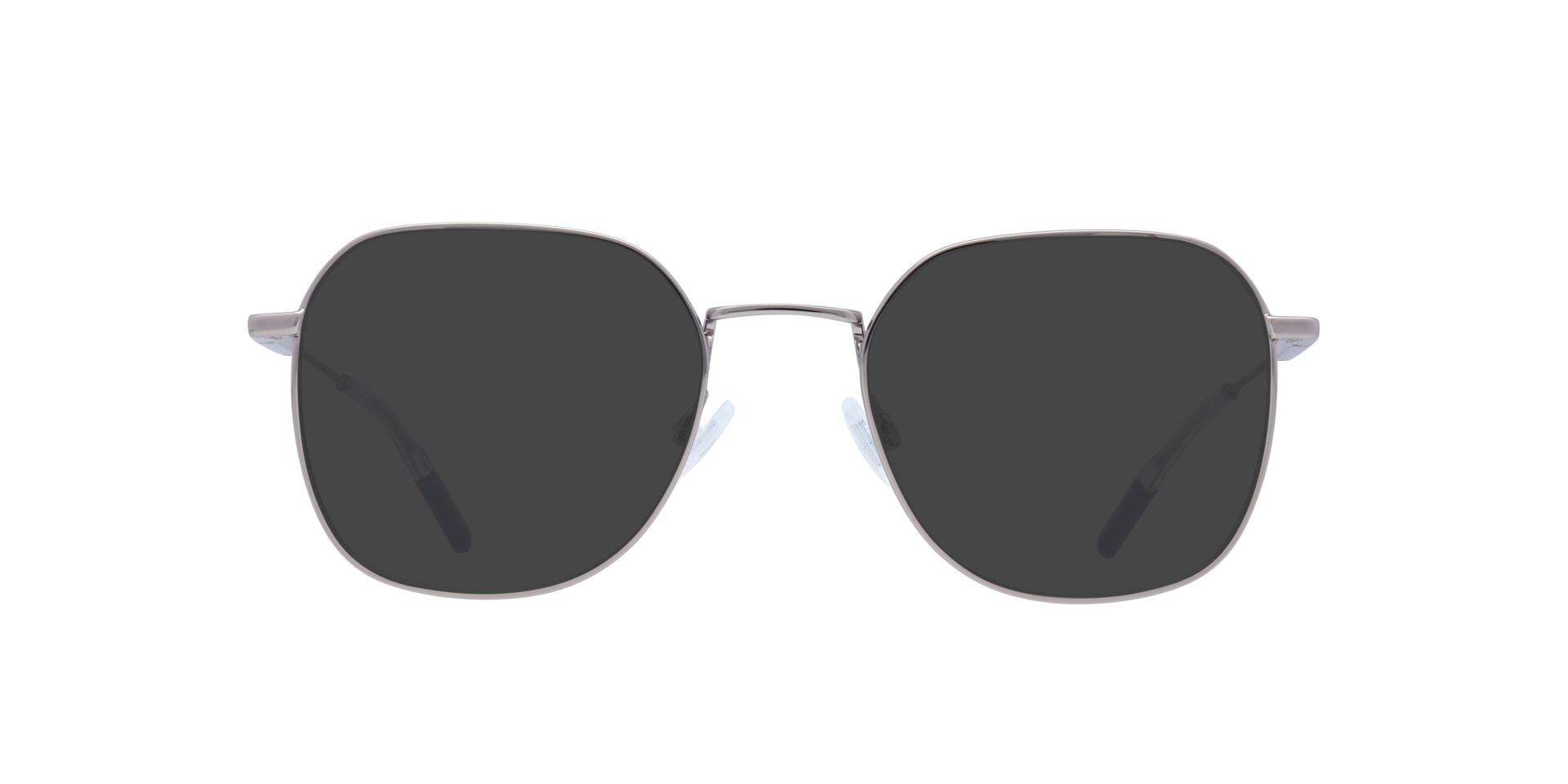 TJ 0091 Silver MetalEyeglass Frames for Glasses Direct, with Tinted Lenses