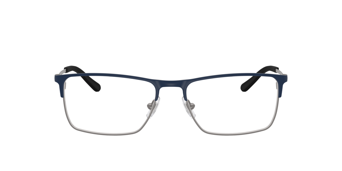 Matte Blue pillow Metal eyeglasses Online - Full Rim - AN6155