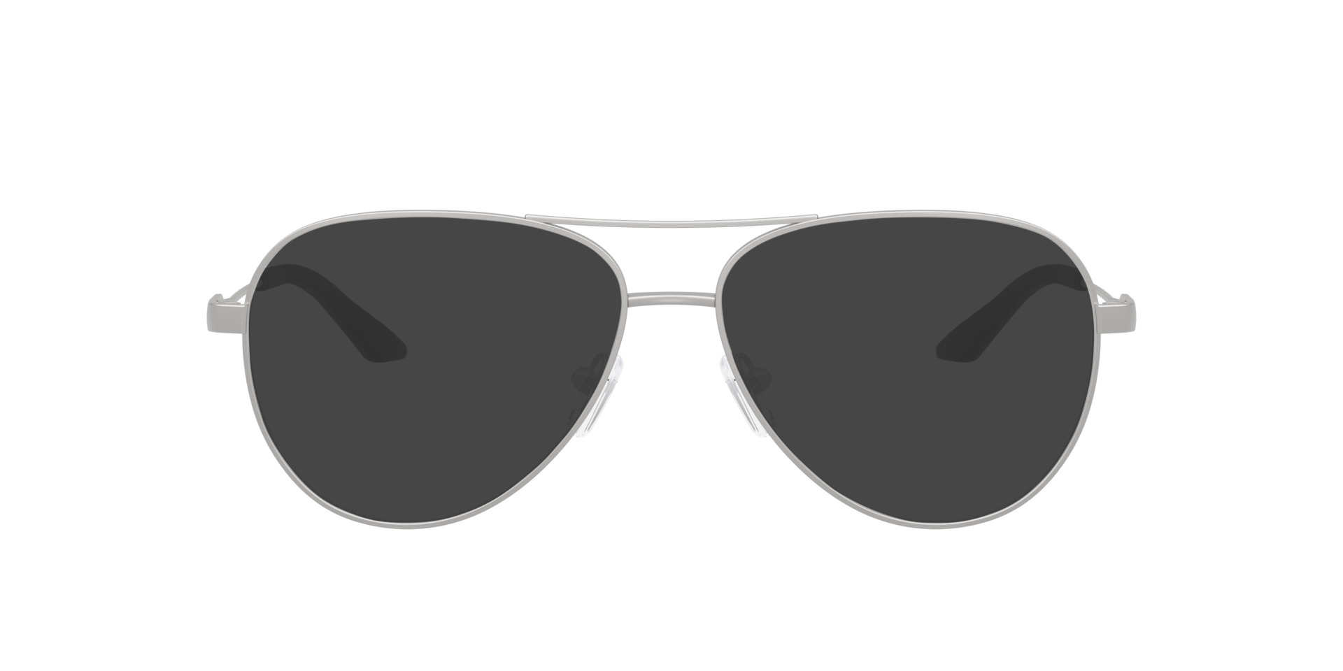 AX1077 Matte Silver MetalEyeglass Frames for Glasses Direct, with Tinted Lenses