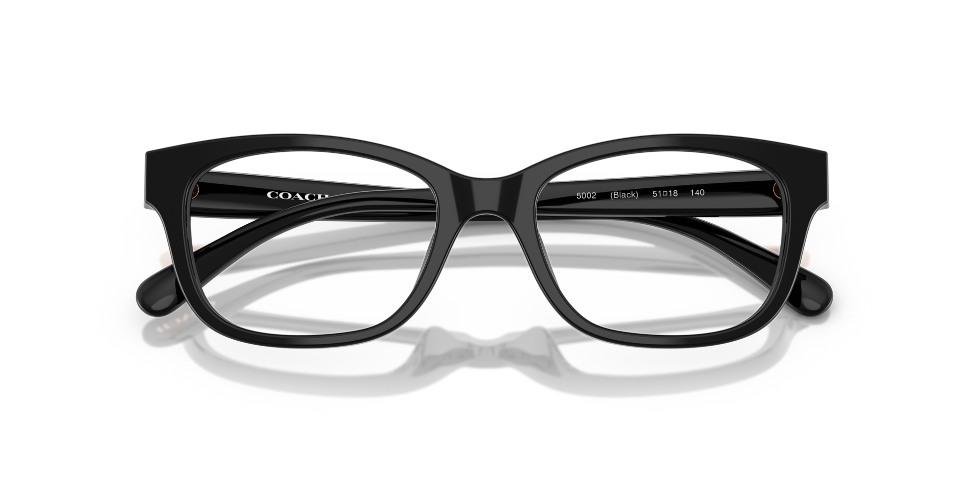 HC6257U Black AcetateEyeglass Frames for Glasses Direct, Closed View