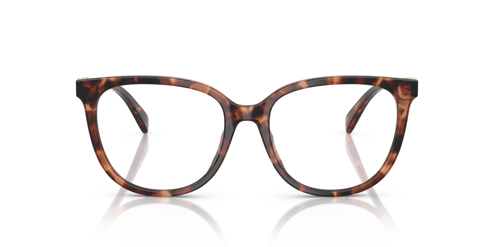 HC6260U Peach Tortoise AcetateEyeglass Frames for Glasses Direct, Front View