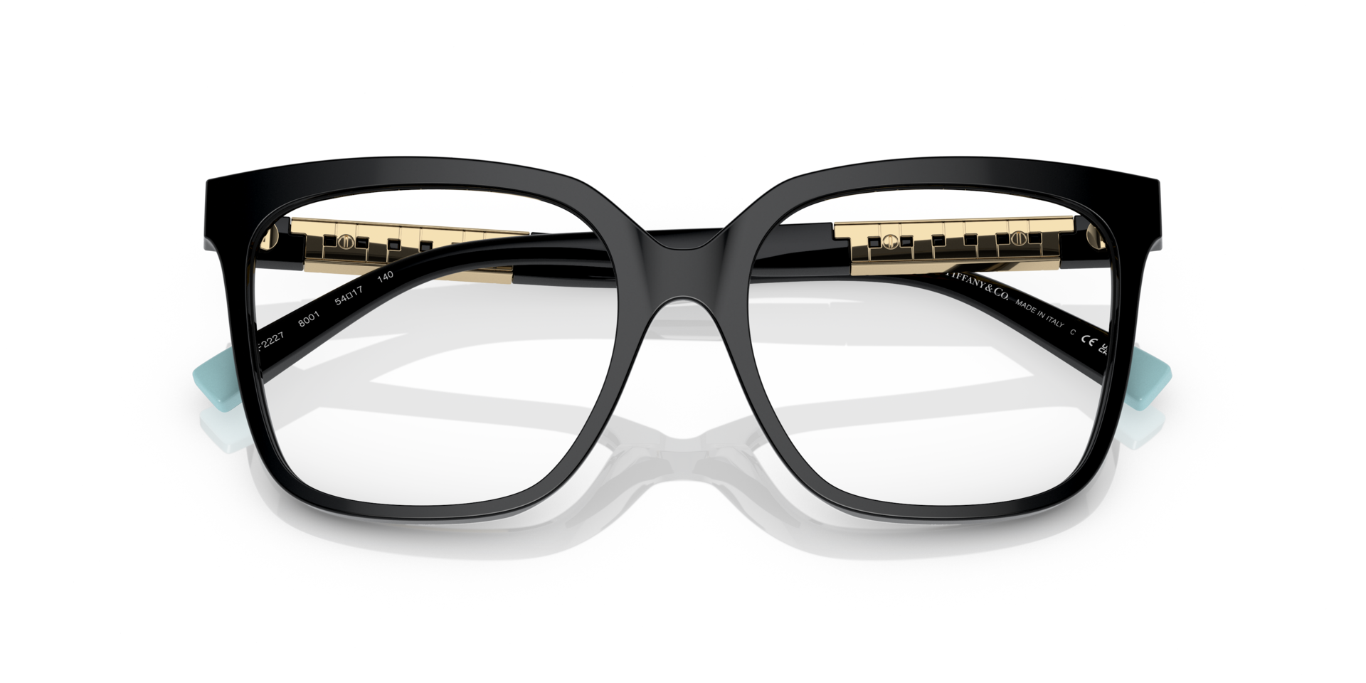 TF2227 Black AcetateEyeglass Frames for Glasses Direct, Closed View