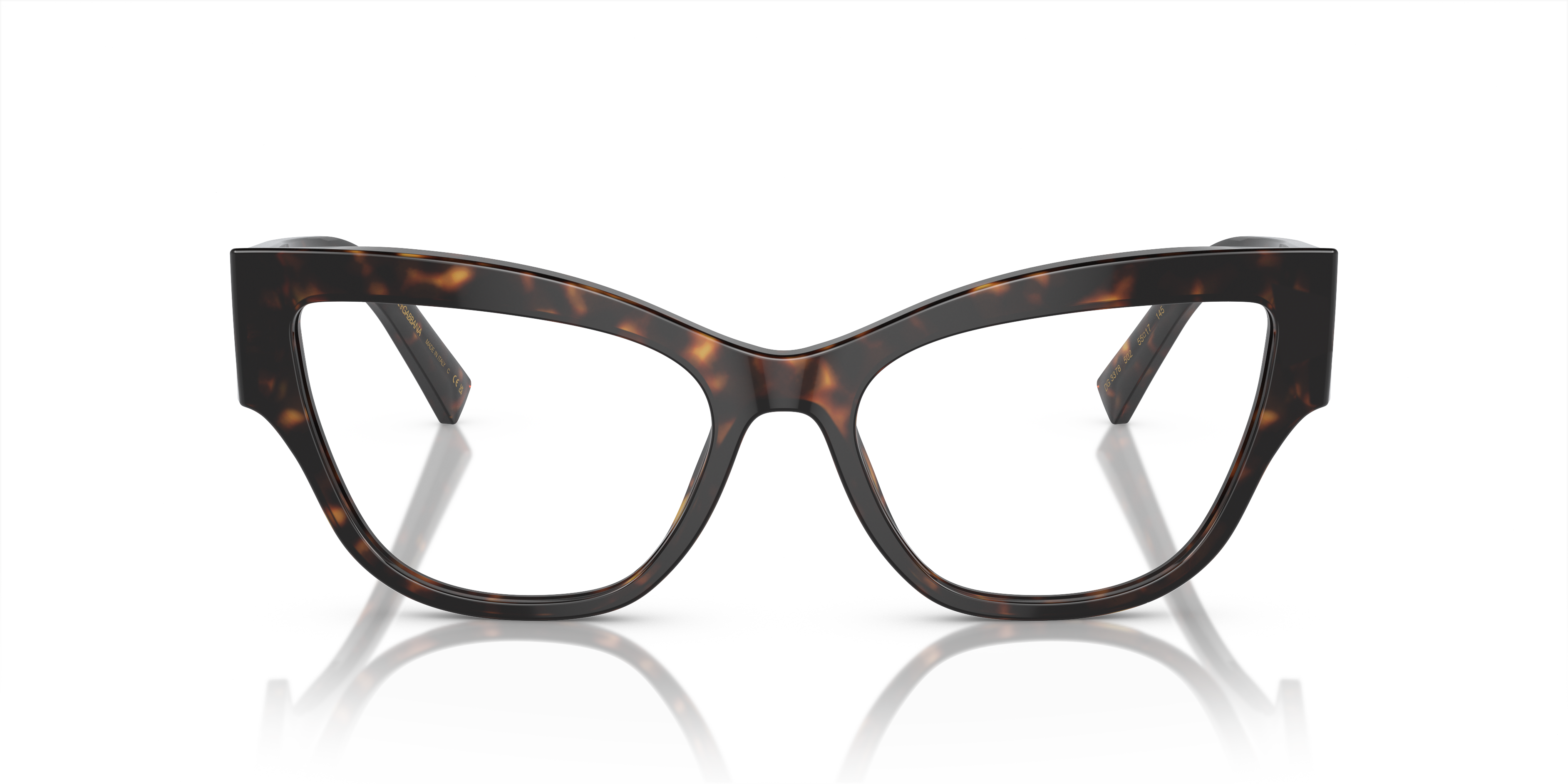 DG3378 Havana AcetateEyeglass Frames for Glasses Direct, Front View