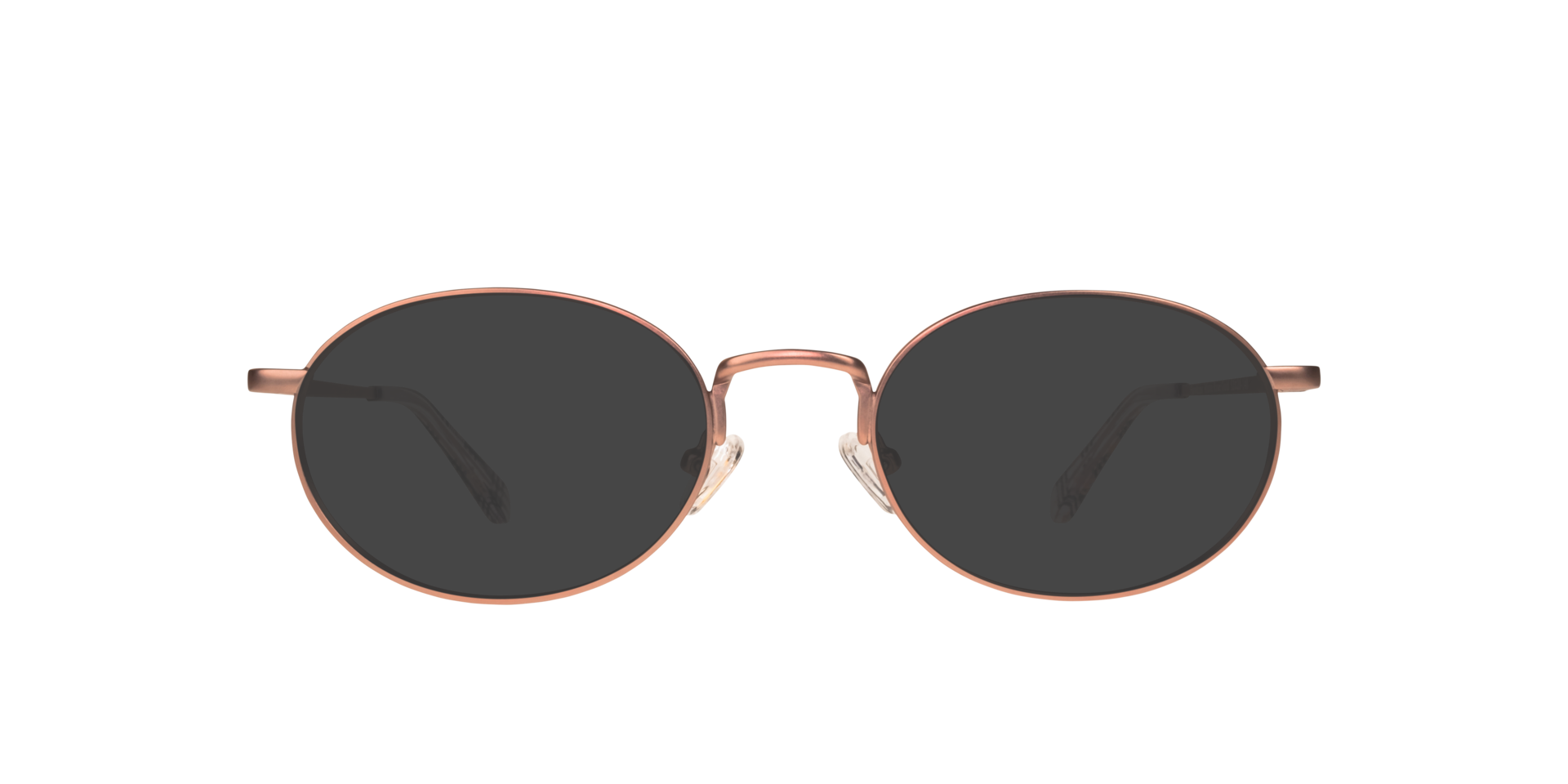 Hawkins Matte Rose Gold MetalEyeglass Frames for Glasses Direct, with Tinted Lenses