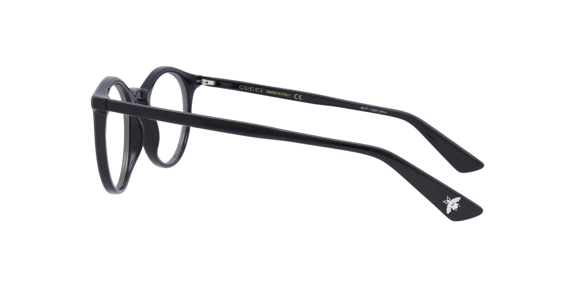 GG0121O Black AcetateEyeglass Frames for Glasses Direct, Side View