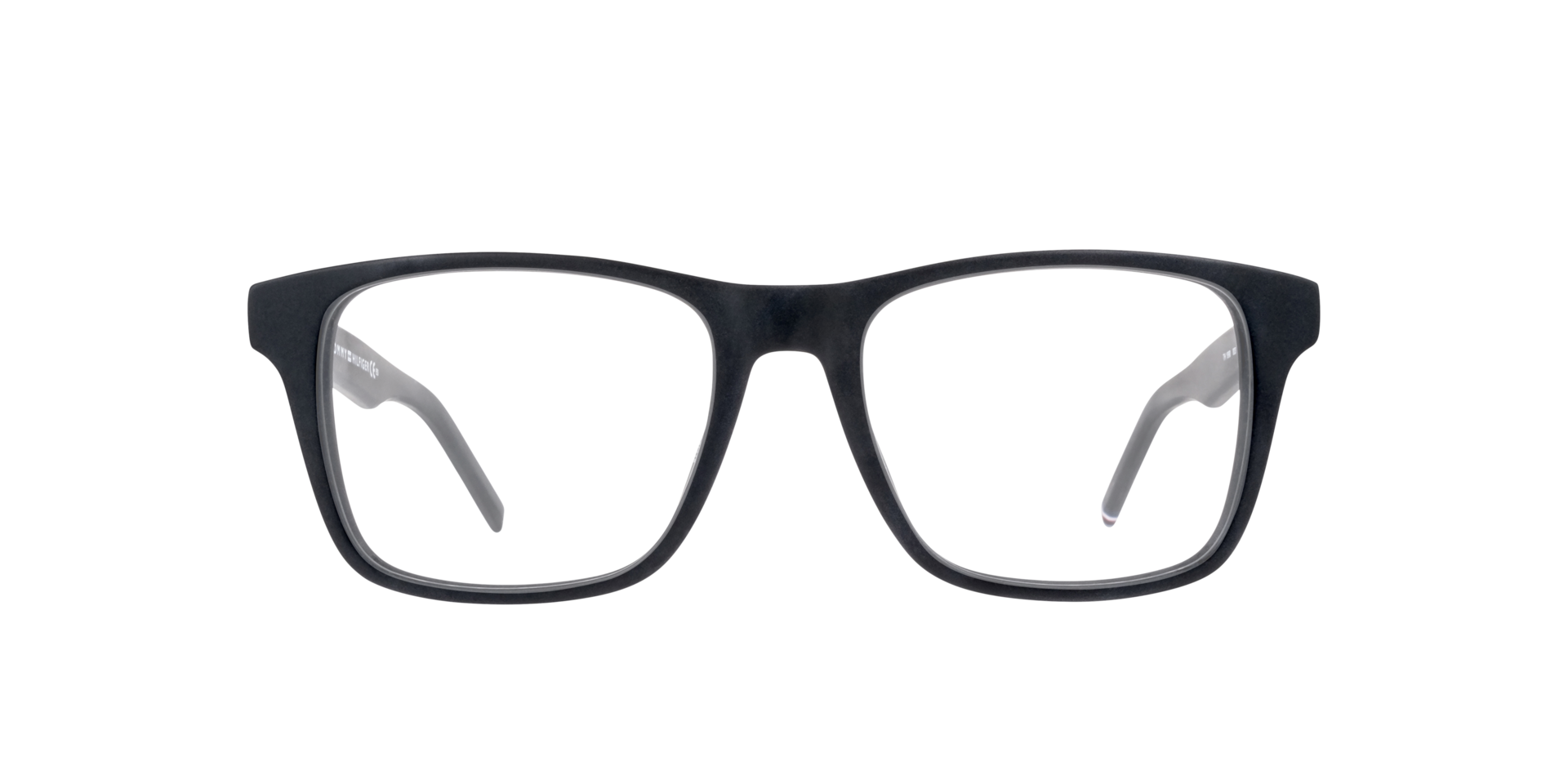 TH 1990 Black AcetateEyeglass Frames for Glasses Direct, Front View