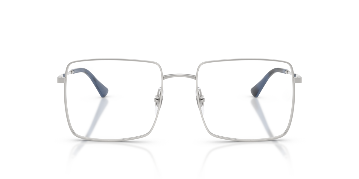 Ray-Ban Eyeglasses Brix Optics Bio-Based - Silver Frame Clear Lenses Polarized 55-19, RB6553 - Image 4