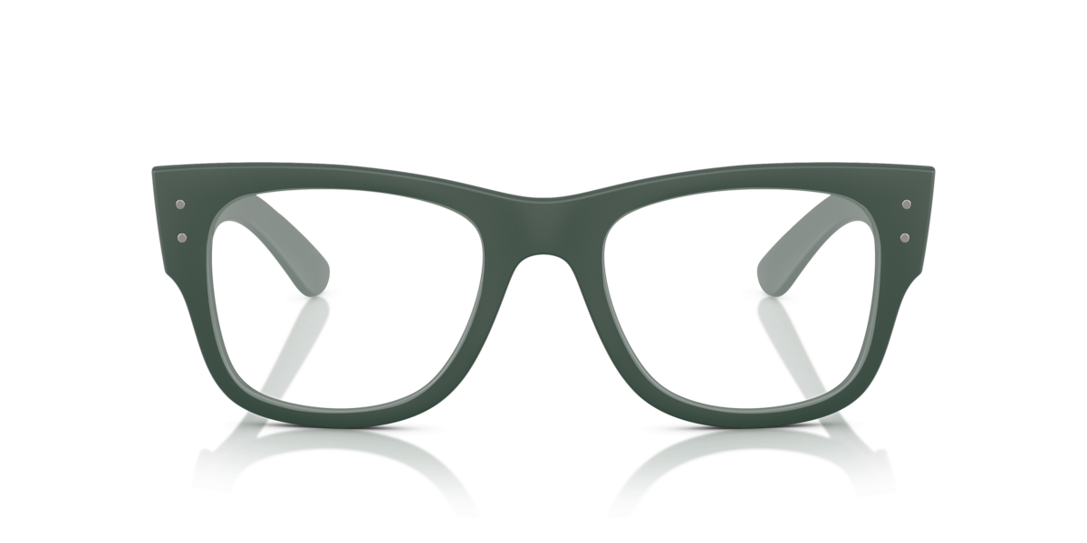 Ray-Ban Unisex Sand Green Square Plastic Eyeglasses Online - Full Rim - Rb7840v