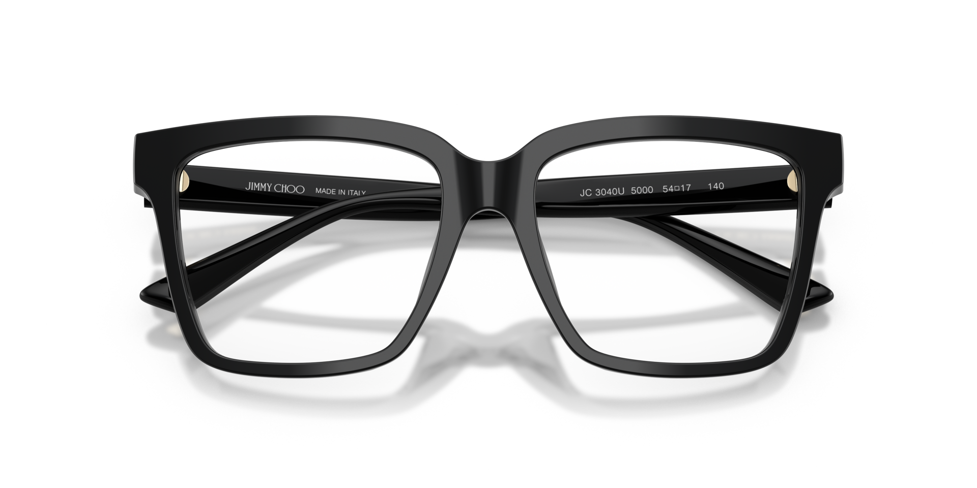 JC3040U Black AcetateEyeglass Frames for Glasses Direct, Closed View