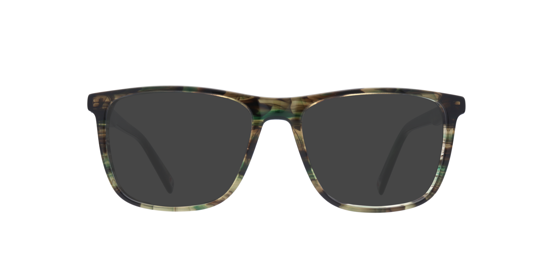 Snag Green MetalEyeglass Frames for Glasses Direct, with Tinted Lenses