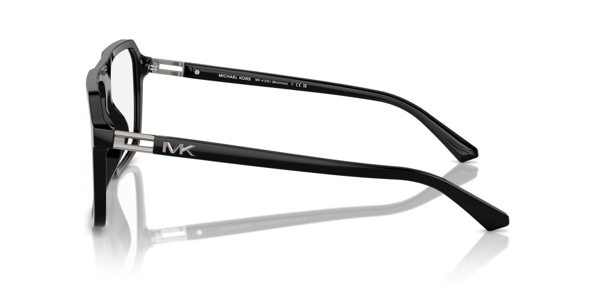 MK4123U Black AcetateEyeglass Frames for Glasses Direct, Side View