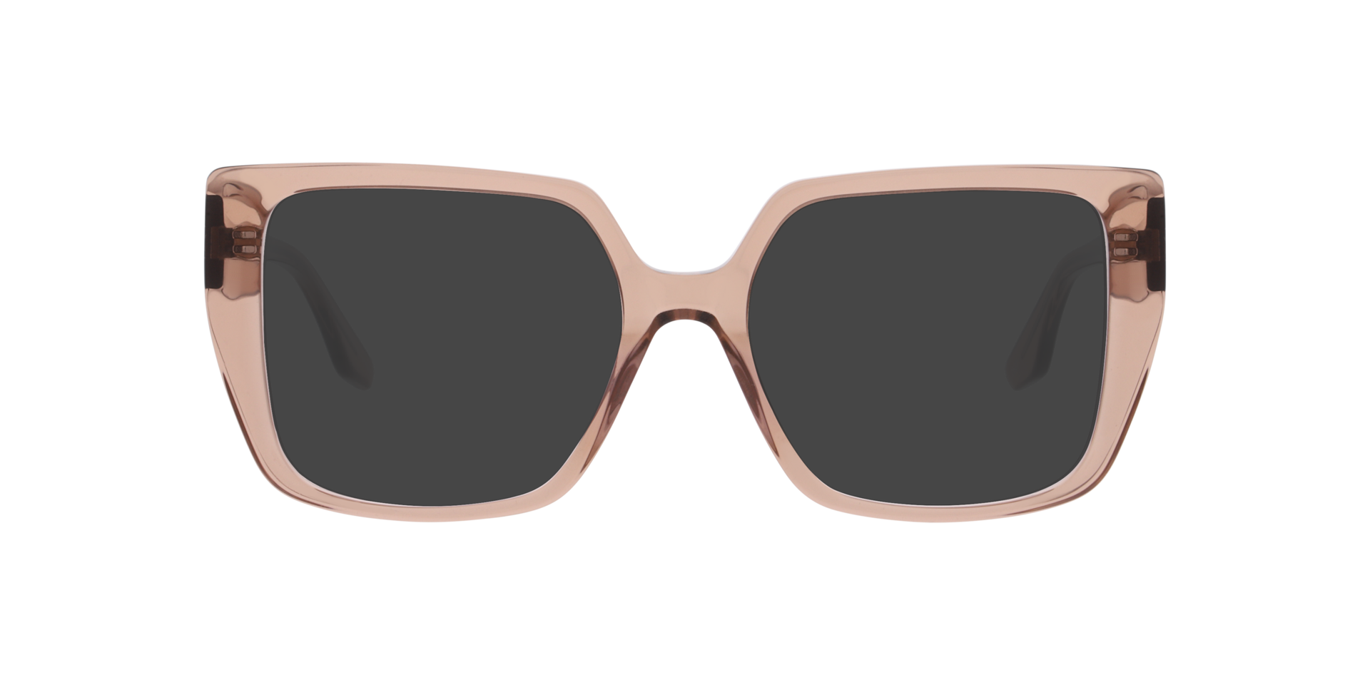 Michèle Crystal Nude Pink AcetateEyeglass Frames for Glasses Direct, with Tinted Lenses