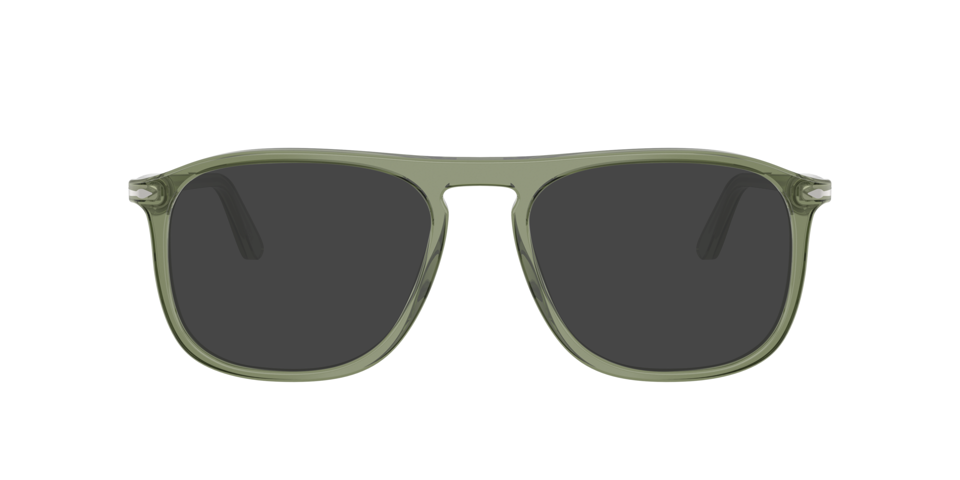 PO3392V Transparent Green AcetateEyeglass Frames for Glasses Direct, with Tinted Lenses