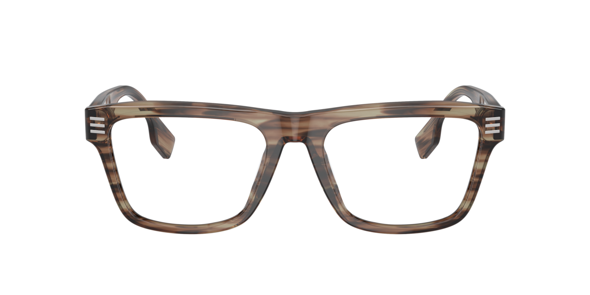 Burberry Men's Green Square Acetate Eyeglasses Online - Full Rim - Be2387