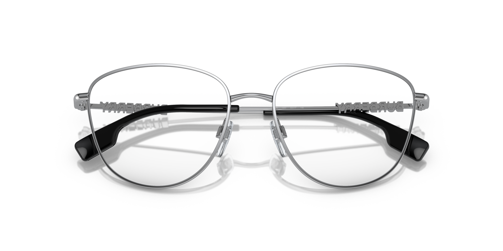 BE1376 Silver MetalEyeglass Frames for Glasses Direct, Closed View