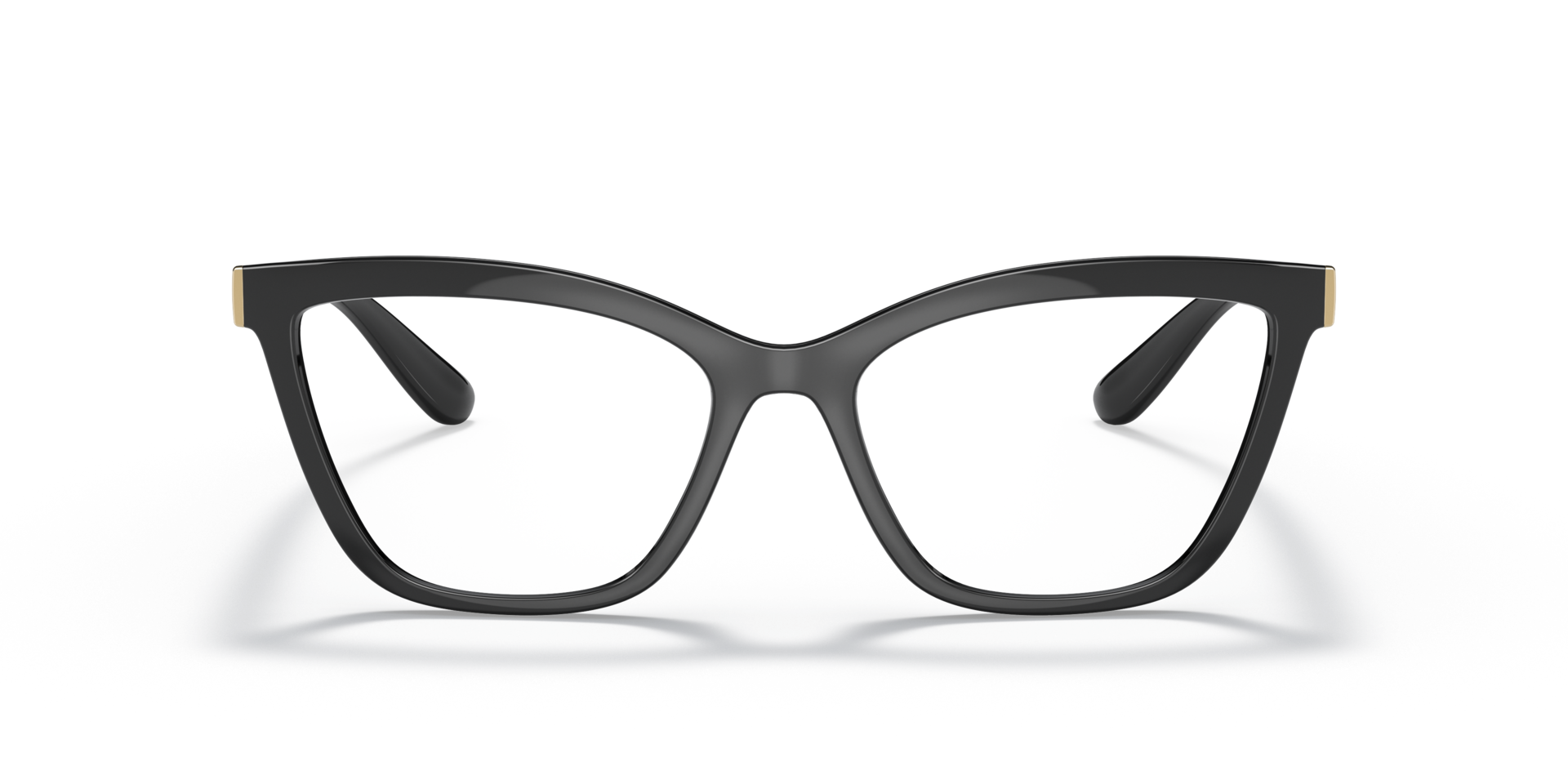 DG5076 Black PlasticEyeglass Frames for Glasses Direct, Front View