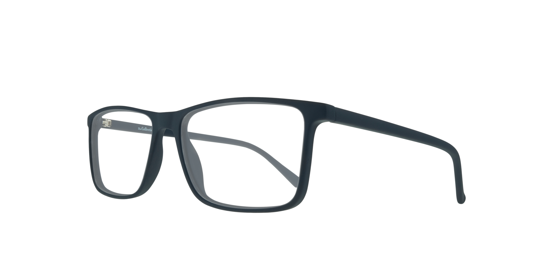 Ledger Dark Blue PlasticEyeglass Frames for Glasses Direct, Angle View