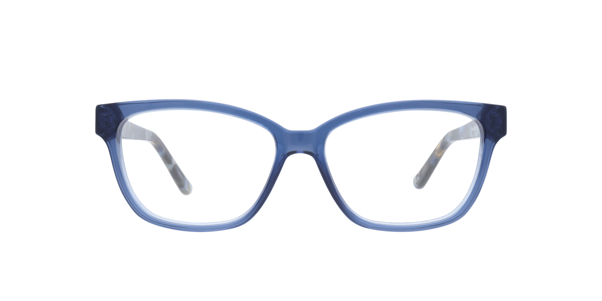 Clara Blue AcetateEyeglass Frames for Glasses Direct, Front View