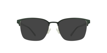 Matte Green/Shiny Silver Kevin -  Metal Sunglasses