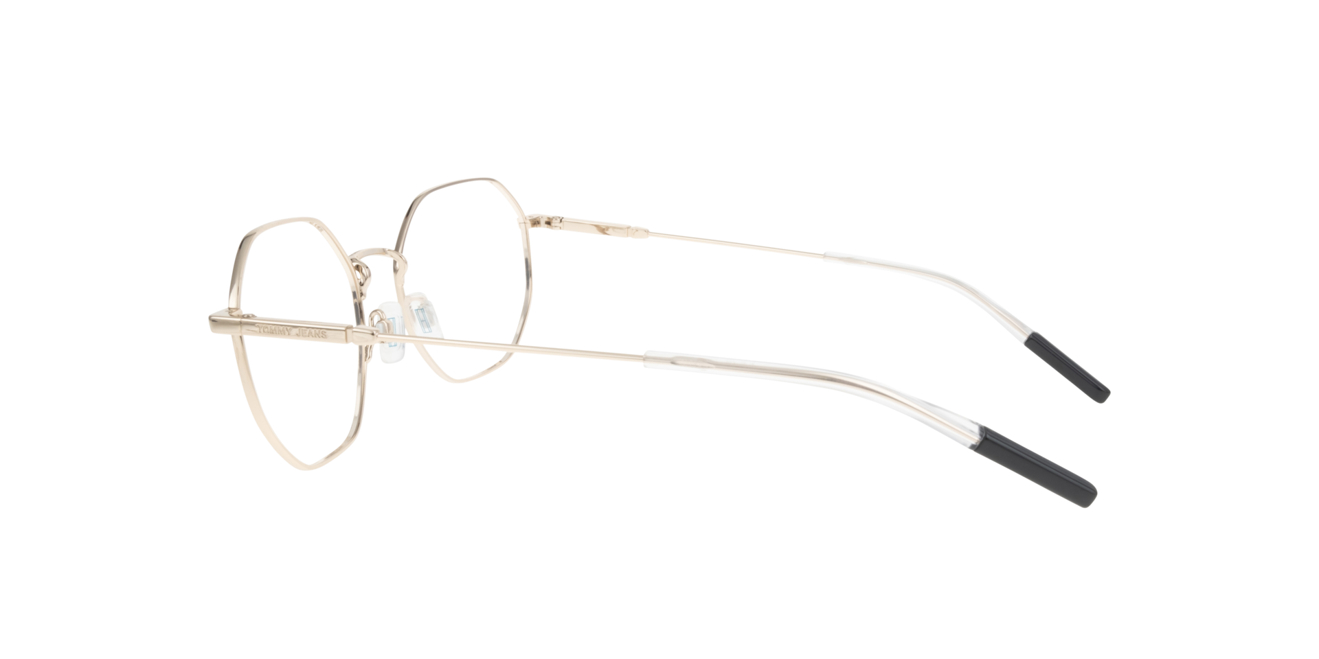 TJ 0096 Gold Shiny MetalSunglass Frames for Glasses Direct, Side View