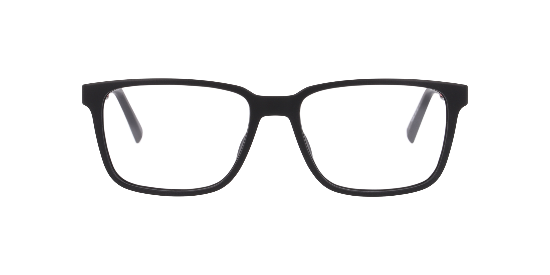 TH 2206 Black Red PlasticEyeglass Frames for Glasses Direct, Front View