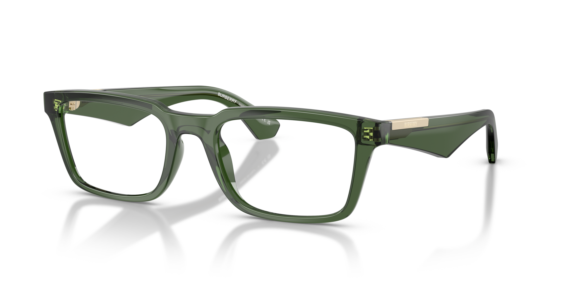 BE2428U Green PlasticEyeglass Frames for Glasses Direct, Angle View
